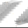Mexen Lunar-B L draaideur douchecabine rechts 70 x 70 cm, transparant, geborsteld koper - 832L-070-070-65-00-P