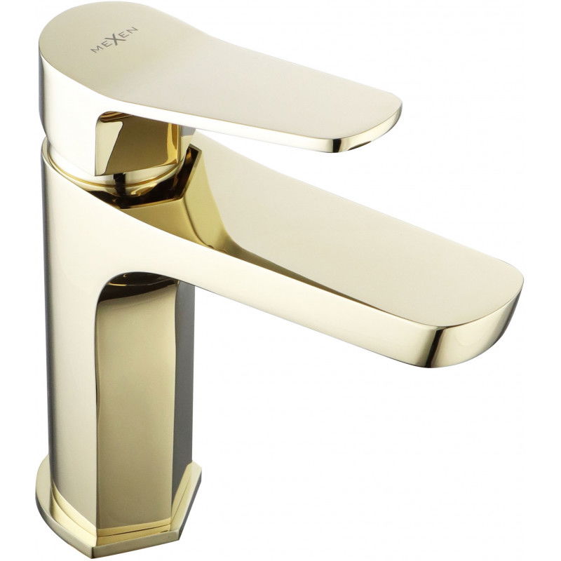 Mexen Lerma rubinetto lavabo, oro - 74300-50