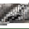 Mexen Lunar-B L Duschkabine schwenkbar rechts 90 x 70 cm, transparent, gebürstetes Gun Gray - 832L-090-070-66-00-P