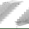 Mexen Lunar-B L Duschkabine, schwenkbar, rechts, 80 x 80 cm, transparent, gun gray gebürstet - 832L-080-080-66-00-P