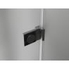 Mexen Lunar-B L cabine de douche pivotante droite 100 x 80 cm, transparent, gris métal brossé - 832L-100-080-66-00-P