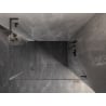 Mexen Lunar-B L Duschkabine schwenkbar rechts 95 x 90 cm, transparent, gebürstetes Gun Gray - 832L-095-090-66-00-P