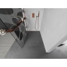 Mexen Kioto+ dušisein riiuliga Walk-in 90 x 200 cm, valge laineline, roosa kuld - 800-090-121-60-97