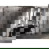 Mexen Lunar-B L Duschkabine schwenkbar rechts 85 x 70 cm, transparent, schwarz - 832L-085-070-70-00-P
