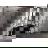 Mexen Lunar-B L Duschkabine mit rechter Drehöffnung 90 x 70 cm, transparent, schwarz - 832L-090-070-70-00-P