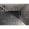 Mexen Lunar-B L kabina prysznicowa uchylna prawa 100 x 80 cm, transparent, czarna - 832L-100-080-70-00-P