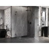 Mexen Lunar-B L dušinurk, parempoolne 95 x 90 cm, läbipaistev, must - 832L-095-090-70-00-P