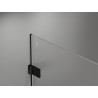 Mexen Lunar-B L dušinurk, parempoolne 95 x 90 cm, läbipaistev, must - 832L-095-090-70-00-P
