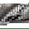 Mexen Lunar-B L Duschkabine rechts öffnend 100 x 90 cm, transparent, schwarz - 832L-100-090-70-00-P