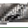 Mexen Lunar-B L Duschkabine, rechte Schwingtür, 100 x 100 cm, transparent, schwarz - 832L-100-100-70-00-P
