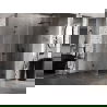 Mexen Lunar-B L Duschkabine, rechte Schwingtür, 100 x 100 cm, transparent, schwarz - 832L-100-100-70-00-P