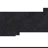 Mexen Mek Nero geglazuurd rechthoekig gres G1, vloer-en wandtegel 120 x 60 cm, mat GT - TL504-120-060-03