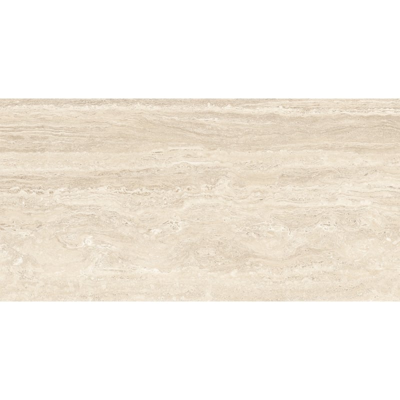 Mexen Neo Travertino Crème grès émaillé rectifié G1, carreau sol-mur 120 x 60 cm, mat - TL302-120-060-02