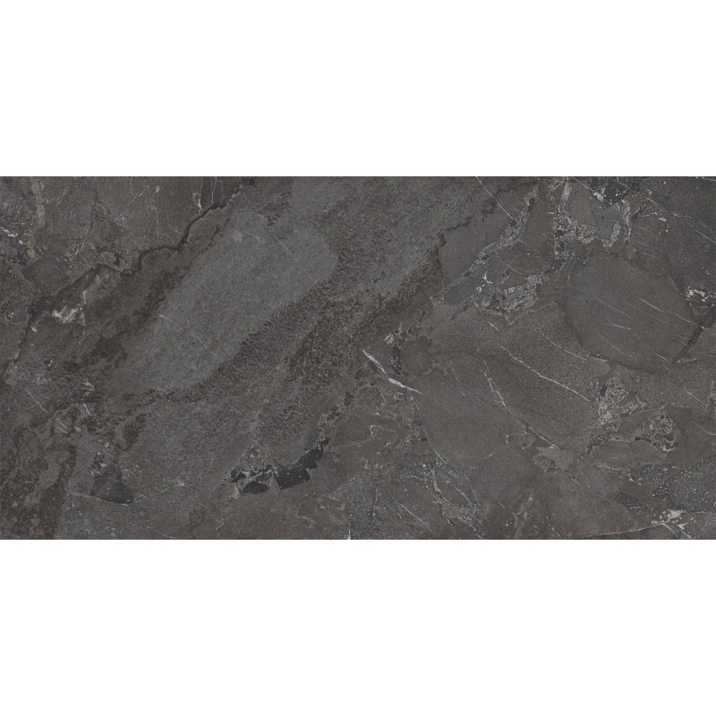 Mexen Terralite Grès graphite émaillé rectifié G1, carreau sol-mur 120 x 60 cm, mat - TL306-120-060-02