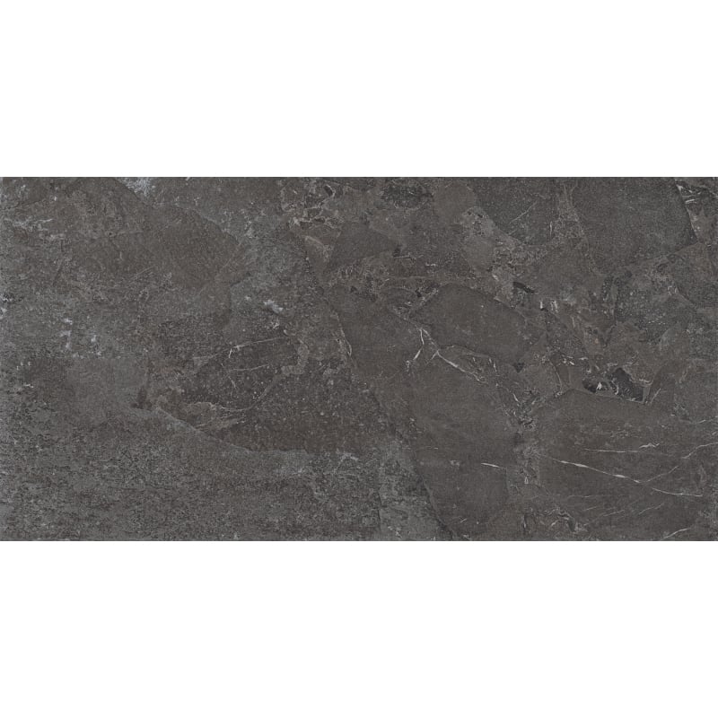 Mexen Terralite Graphite rectified glazed porcelain stoneware, floor-wall tile 120 x 60 cm, matte - TL306-120-060-02