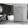 Mexen Kioto samostojeći tuš zid 150 x 200 cm, proziran 8 mm, krom - 800-150-002-01-00