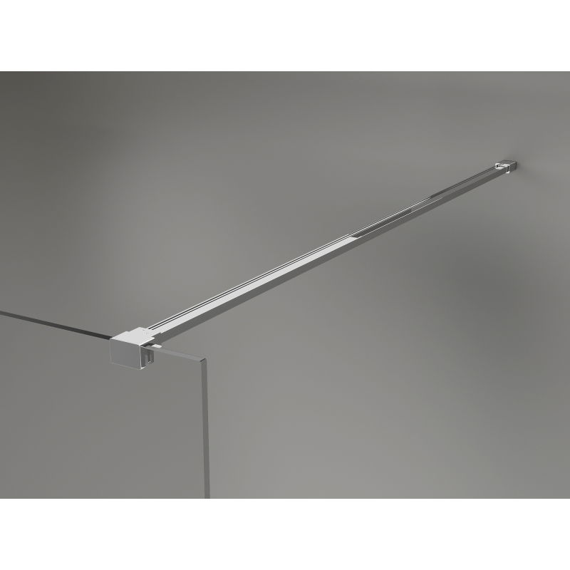 Mexen Lunar Walk-in-Duschwand lénks 80 x 200 cm, transparent 8 mm, Chrom - 830-080-000-01-00-L