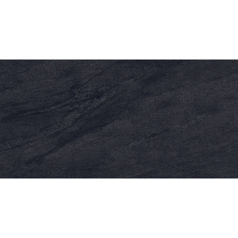 Mexen Netiva Nero grês esmaltado reto G1, ladrilho de piso e parede 120 x 60 cm, mate - TL316-120-060-04