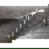 Mexen Lunar douchescherm Walk-in links 70 x 200 cm, transparant 8 mm, wit - 830-070-000-20-00-L