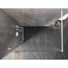 Mexen Lunar dušisein Walk-in vasak 100 x 200 cm, läbipaistev 8 mm, valge - 830-100-000-20-00-L