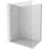 Mexen Lunar dušinurk Walk-in vasak 120 x 200 cm, läbipaistev 8 mm, valge - 830-120-000-20-00-L