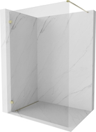Mexen Lunar Zidni panel za tuš Walk-in lijevi 80 x 200 cm, proziran 8 mm, zlatni - 830-080-000-50-00-L