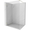 Mexen Lunar dušisein Walk-in vasak 110 x 200 cm, läbipaistev 8 mm, kuldne - 830-110-000-50-00-L