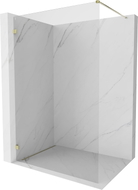 Mexen Lunar dušisein Walk-in vasak 130 x 200 cm, läbipaistev 8 mm, kuldne - 830-130-000-50-00-L