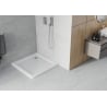 Mexen Flat receveur de douche carré slim 70 x 70 cm, blanc, siphon chromé - 40107070