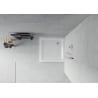 Mexen Flat vierkante douchebak slim 70 x 70 cm, wit, sifon chroom - 40107070