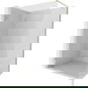 Mexen Lunar douchewand Walk-in links 150 x 200 cm, transparant 8 mm, goud geborsteld - 830-150-000-55-00-L