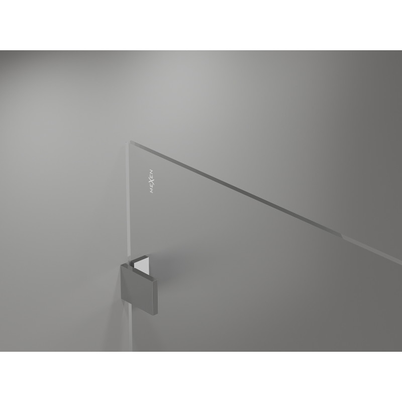 Mexen Lunar ścianka prysznicowa Walk-in lewa 70 x 200 cm, transparent 8 mm, chrom - 830-070-000-01-00-L