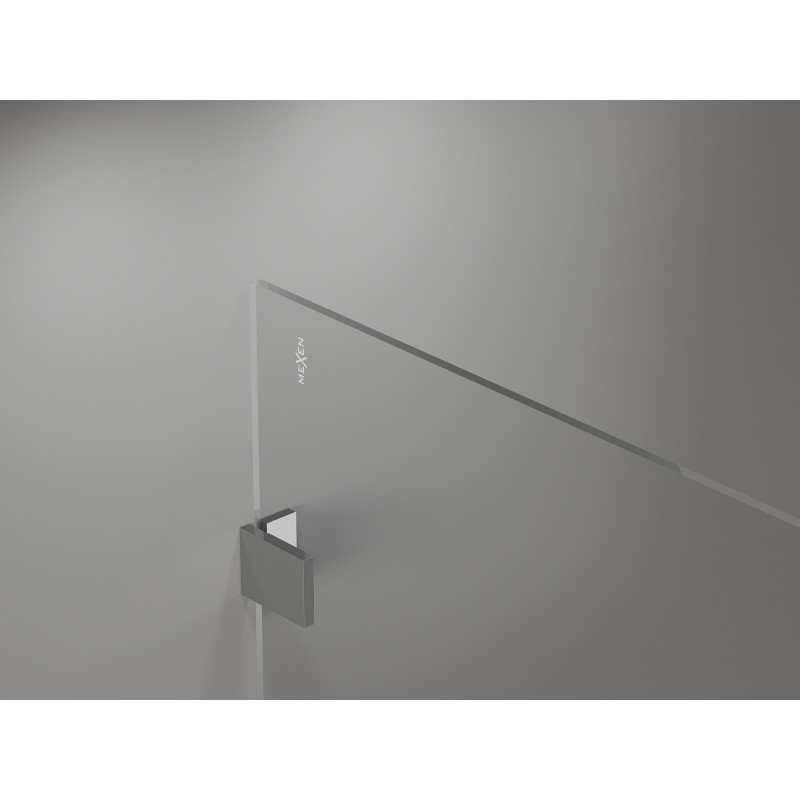Mexen Lunar dušinurk Walk-in vasak 120 x 200 cm, läbipaistev 8 mm, kroom - 830-120-000-01-00-L