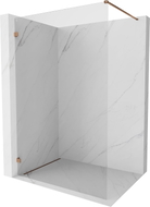 Mexen Lunar dušisein Walk-in vasak 120 x 200 cm, läbipaistev 8 mm, roosa kuld - 830-120-000-60-00-L