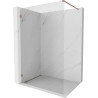 Mexen Lunar dušisein Walk-in vasak 150 x 200 cm, läbipaistev 8 mm, roosa kuld - 830-150-000-60-00-L