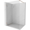 Mexen Lunar dušisein Walk-in vasak 50 x 200 cm, läbipaistev 8 mm, harjatud vask - 830-050-000-65-00-L