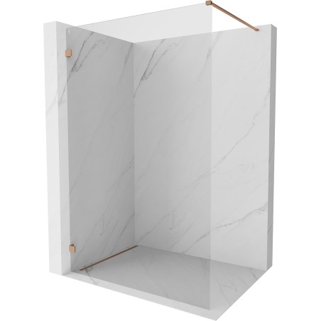 Mexen Lunar dušisein Walk-in vasak 90 x 200 cm, läbipaistev 8 mm, harjatud vask - 830-090-000-65-00-L