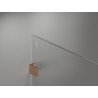 Mexen Lunar dušisein Walk-in vasak 90 x 200 cm, läbipaistev 8 mm, harjatud vask - 830-090-000-65-00-L