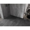Mexen Lunar ścianka prysznicowa Walk-in lewa 50 x 200 cm, transparent 8 mm, gun gray szczotkowany - 830-050-000-66-00-L