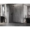 Mexen Lunar ścianka prysznicowa Walk-in lewa 70 x 200 cm, transparent 8 mm, gun gray szczotkowany - 830-070-000-66-00-L