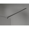 Mexen Lunar ścianka prysznicowa Walk-in lewa 70 x 200 cm, transparent 8 mm, gun gray szczotkowany - 830-070-000-66-00-L