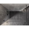 Mexen Lunar paroi de douche Walk-in gauche 100 x 200 cm, transparent 8 mm, gris canon brossé - 830-100-000-66-00-L