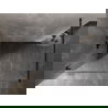 Mexen Lunar Duschwand Walk-in links 120 x 200 cm, transparent 8 mm, schwarz - 830-120-000-70-00-L