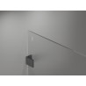 Mexen Lunar dušisein Walk-in vasak 140 x 200 cm, läbipaistev 8 mm, gun metal - 830-140-000-95-00-L