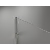 Mexen Lunar dušisein Walk-in vasak 50 x 200 cm, läbipaistev 8 mm, harjatud nikkel - 830-050-000-97-00-L