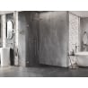 Mexen Lunar ścianka prysznicowa Walk-in lewa 90 x 200 cm, transparent 8 mm, nikiel szczotkowany - 830-090-000-97-00-L