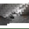Mexen Lunar douchewand Walk-in links 110 x 200 cm, transparant 8 mm, geborsteld nikkel - 830-110-000-97-00-L