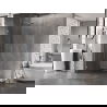 Mexen Lunar Duschwand Walk-in links 160 x 200 cm, transparent 8 mm, gebürsteter Nickel - 830-160-000-97-00-L