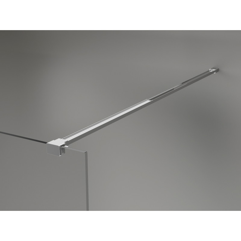 Mexen Lunar ścianka prysznicowa Walk-in prawa 90 x 200 cm, transparent 8 mm, chrom - 830-090-000-01-00-P