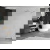 Mexen Kioto vrijstaande douchewand 120 x 200 cm, matglas 8 mm, chroom - 800-120-002-01-30